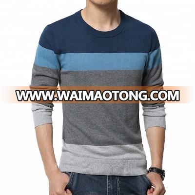 Pullover Sweater Casual Youth Stripe Pattern Pullover Manufactures